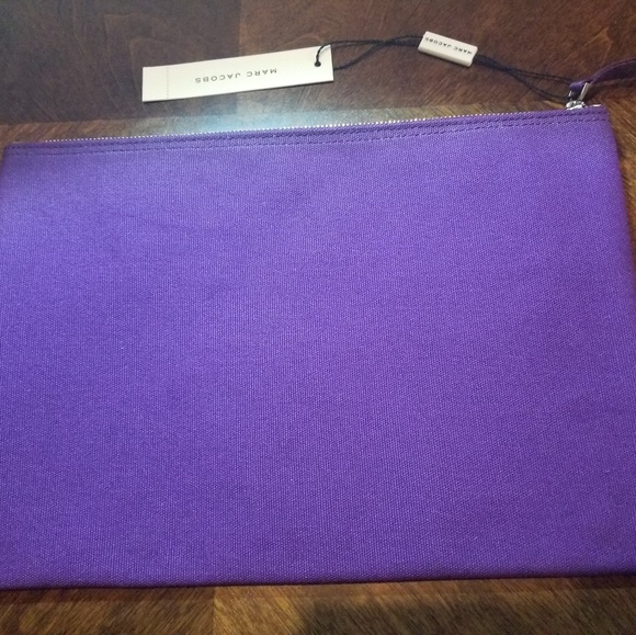 Marc Jacons canvas clutch NWT - Picture 4 of 5